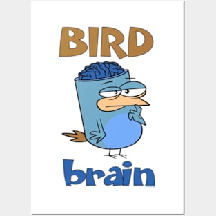 Birdbrain Design for Bird Lovers Posters and Art